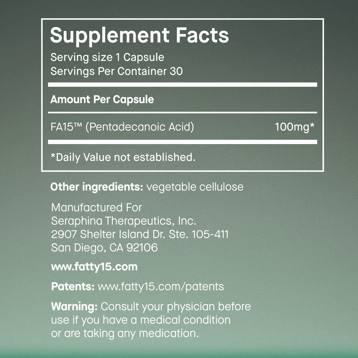 Fatty15 Original Capsules